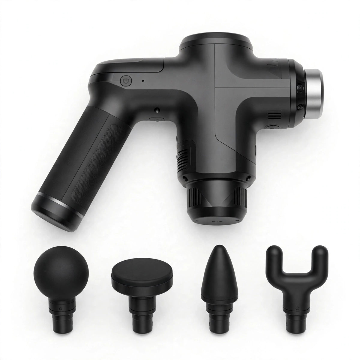 Massage Gun, Deep Tissue Percussion Massager with 4 Heads – buy online in Pakistan | Fatima Care Store