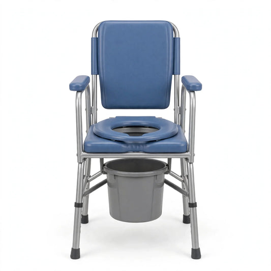 Commode Chair, Patient Toilet Chair with Bucket – buy online in Pakistan | Fatima Care Store