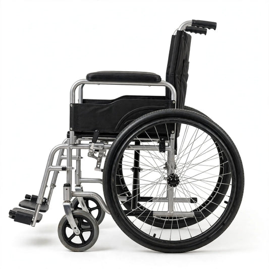 Foldable Wheelchair, Standard Patient Mobility Chair – buy online in Pakistan | Fatima Care Store